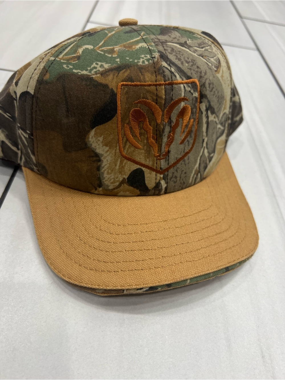Official Collection Mopar Dodge Ram Hat Cap Camo Snapback USA Made